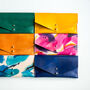 Hand Painted Leather Envelope Purse, thumbnail 1 of 12