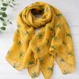 Dragonfly Print Scarf, thumbnail 1 of 5
