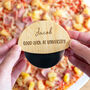 Personalised Pizza Cutter Good Luck At University, thumbnail 4 of 5