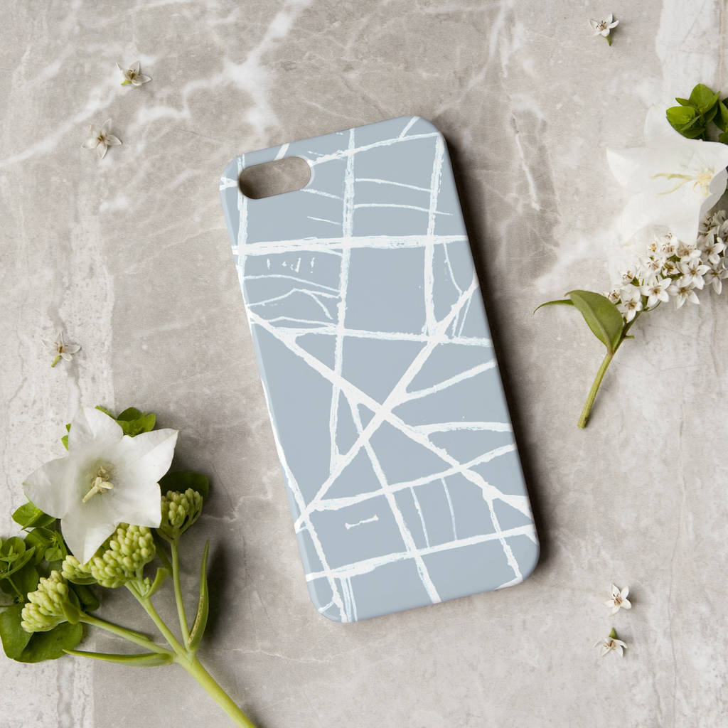 leaf lines phone case by kate moby