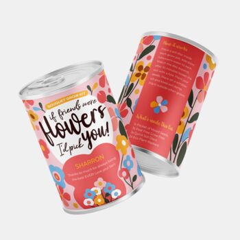 Personalised Best Friend Grow Your Own Flower Tin, 4 of 4