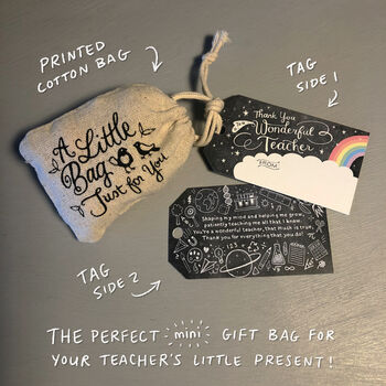 Teacher's Gift Bag + Tag, 2 of 10