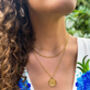 Eos Gold Plated Pearl Choker, thumbnail 4 of 5