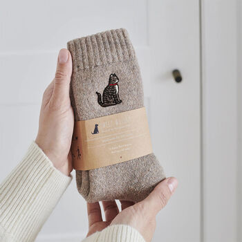 Cat Socks – Wool Unisex Socks For Cat Lovers, 8 of 12