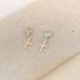 Sterling Silver Cross Charm, thumbnail 1 of 3