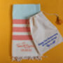 Personalised Cotton Throw, Beach And Bath Towel, thumbnail 1 of 12