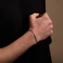 5mm Figaro Chain Link Bracelet Silver, thumbnail 7 of 12