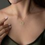 Harmony Flow Wave Sun Necklace, thumbnail 2 of 9