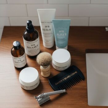 Personalised Wooden Beard Comb For Dad, 2 of 7