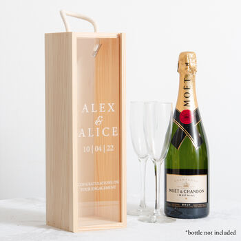 Personalised Engagement Bottle Box, 4 of 8