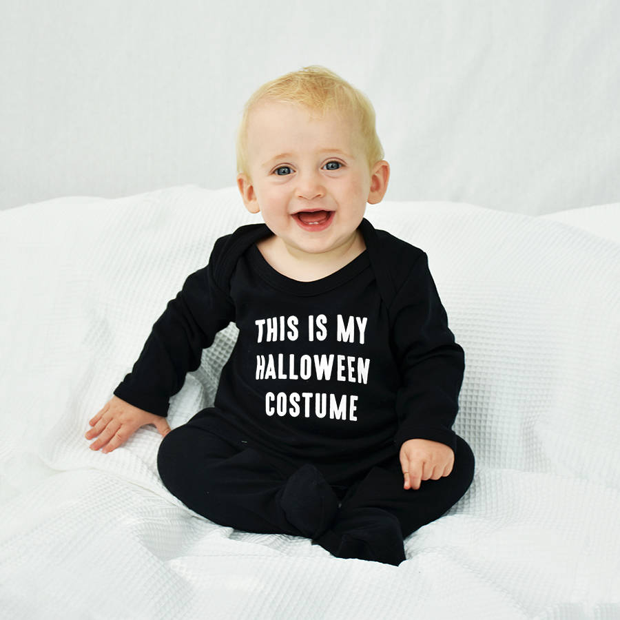 'halloween costume' halloween baby romper sleepsuit by ellie ellie