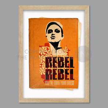 Rebel Rebel Music Poster Print, 4 of 5