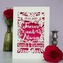 Personalised Papercut 'Forever And Always' Wedding Card, thumbnail 10 of 12