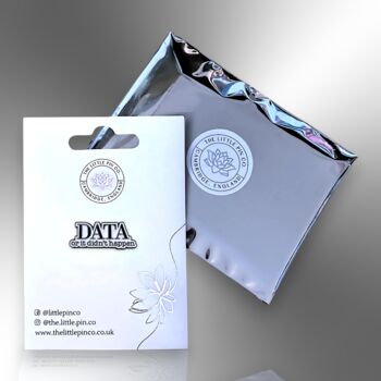 Small Data Or It Didn't Happen Enamel Lapel Tie Pin, 5 of 8