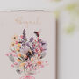 Luxury Bee And Flowers Pocket Mirror With Personalised Name, thumbnail 3 of 7