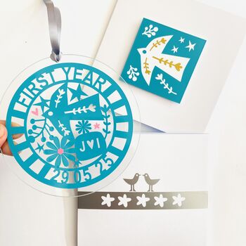 Personalised 1st Anniversary Keepsake, 2 of 12