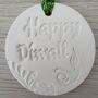 Happy Diwali Clay Decoration, thumbnail 2 of 4