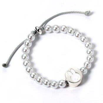 Miffy White Beaded Bracelet With Charm, 3 of 4