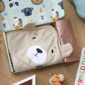 Personalised Animals Hooded Cotton Towel, 3 of 12
