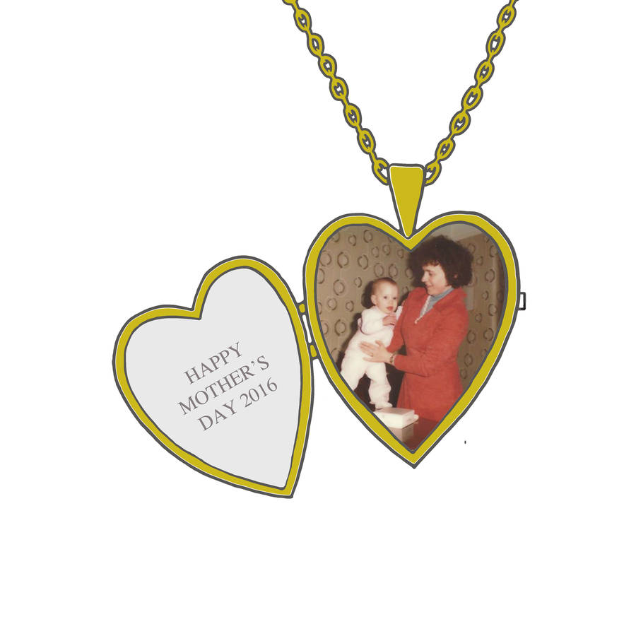 Personalised Locket Mother's Day Print By Of Life & Lemons