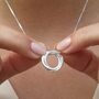 Silver Russian Ring Necklace, thumbnail 1 of 12