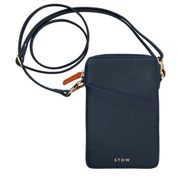 Luxury Leather Crossbody Phone Bag, 7 of 10