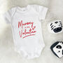 Mummy Is My Valentine Babygrow, thumbnail 1 of 10