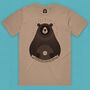 Vinyl Record Bear Adult Men's T Shirt, thumbnail 6 of 10