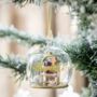 Personalised Christmas Tea Dome Bauble, thumbnail 1 of 4
