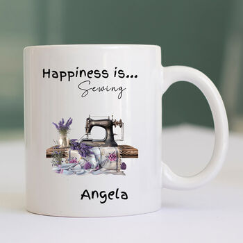 Personalised Sewing Mug, 2 of 5