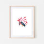 K Is For Kingfisher Print, thumbnail 1 of 3