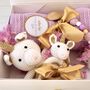 Organic Unicorn Toy Baby Gift Set, thumbnail 5 of 8
