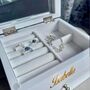 Personalised White Wooden Jewellery Box, thumbnail 4 of 4