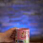 Mermaid Magic Law Of Attraction Pink Coffee Tea Mug, thumbnail 2 of 8