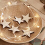 Wooden Star Charm Micro Garland, thumbnail 1 of 3