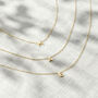 Petite 9ct Gold Initial Necklace, thumbnail 8 of 11