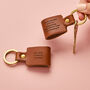 Personalised Leather Keyring, thumbnail 1 of 3