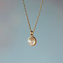 Mother Of Pearl Affirmation Gold Plated Necklace, thumbnail 7 of 9