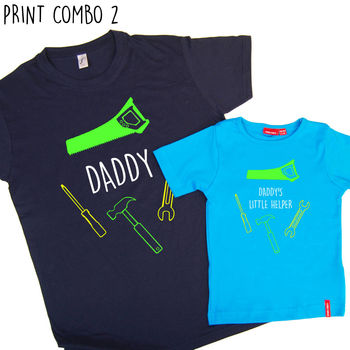 Daddy's Little Helper T Shirt Set, 2 of 10