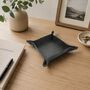 Executive Leather Velvet Desk Tray, thumbnail 4 of 12