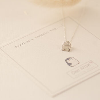 Penguin Sterling Silver Necklace, 2 of 12