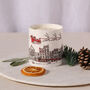 Santa's Sleigh Winter Forest Luxury Christmas Candle, thumbnail 5 of 5