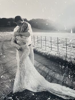 Personalised Wedding Glitter Print Artwork, 3 of 8