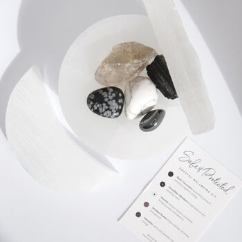 Safe And Protected Crystal Wellbeing Kit For Protection, 2 of 4
