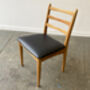 Six Mid Century Dining Chairs By Schreiber Furniture, thumbnail 6 of 10