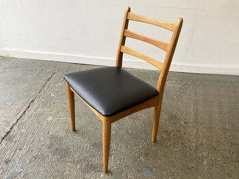 Six Mid Century Dining Chairs By Schreiber Furniture, 6 of 10