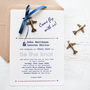 'Fly With Us' DIY Wedding Invitation Pack, thumbnail 3 of 12
