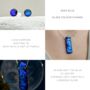 Sapphire Blue Glass And Sterling Silver Necklace, thumbnail 7 of 12