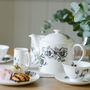 Rose And Jasmine Fine Bone China Tea Cup And Saucer, thumbnail 4 of 6