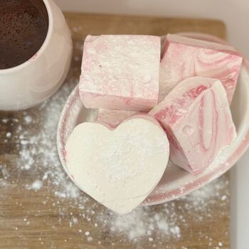Strawberries And Cream Gourmet Marshmallows | Valentine’s Gift Can, 7 of 11